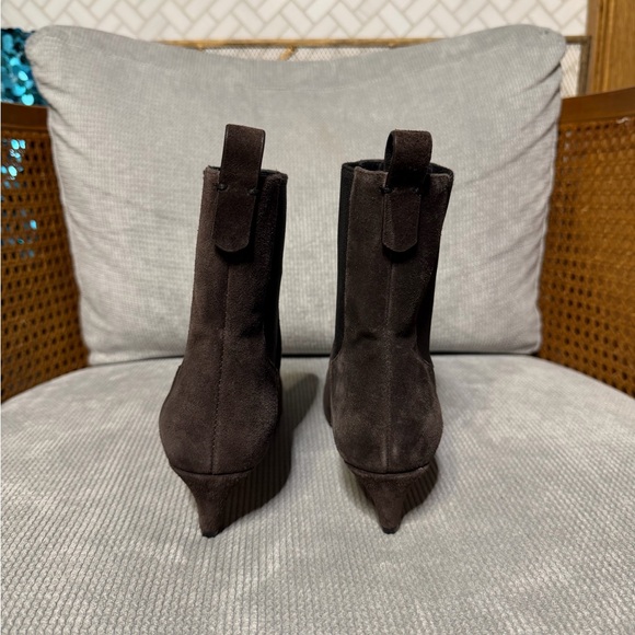 REFORMATION Roberta Ankle Boot in Boss Suede - Picture 8 of 11